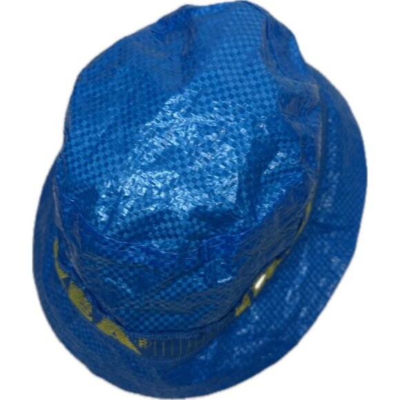 IKEA Blue Shopping Bag Bucket Hat One Size Fits All Adult - Picture 4 of 6